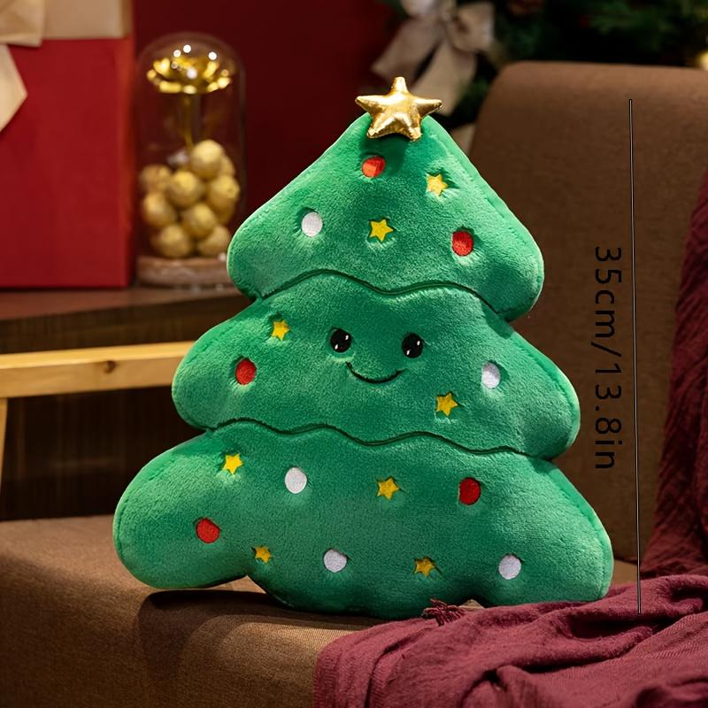 Weihnachts-Neujahrs-Festliches Plüschkissen - Perfekt für Feiertagspartys Geschenke, Gemischte Farben