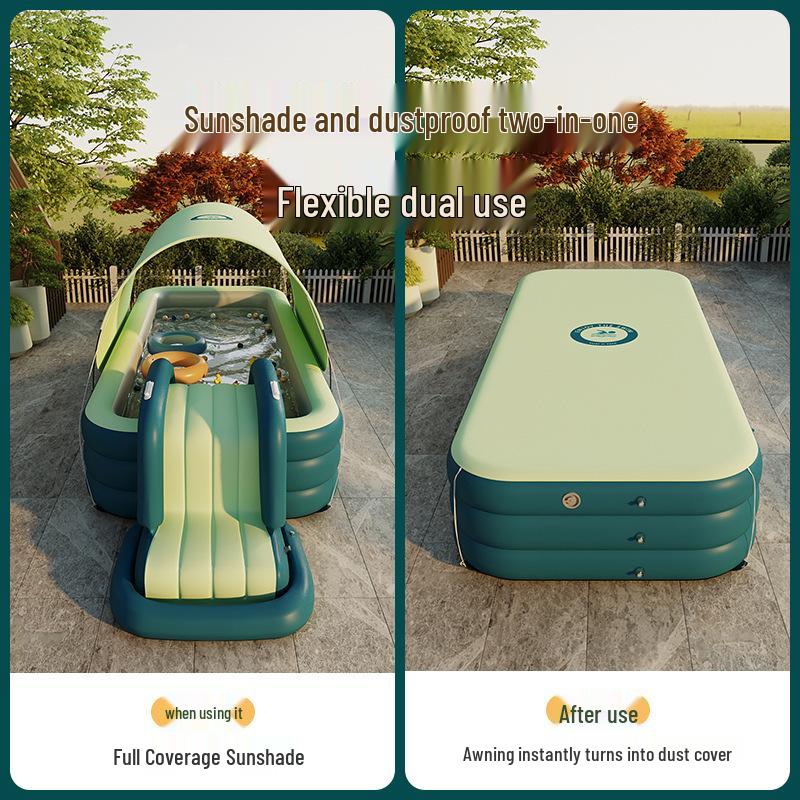 Inflatable Sunshade Swimming Pool for Kids and Babies
