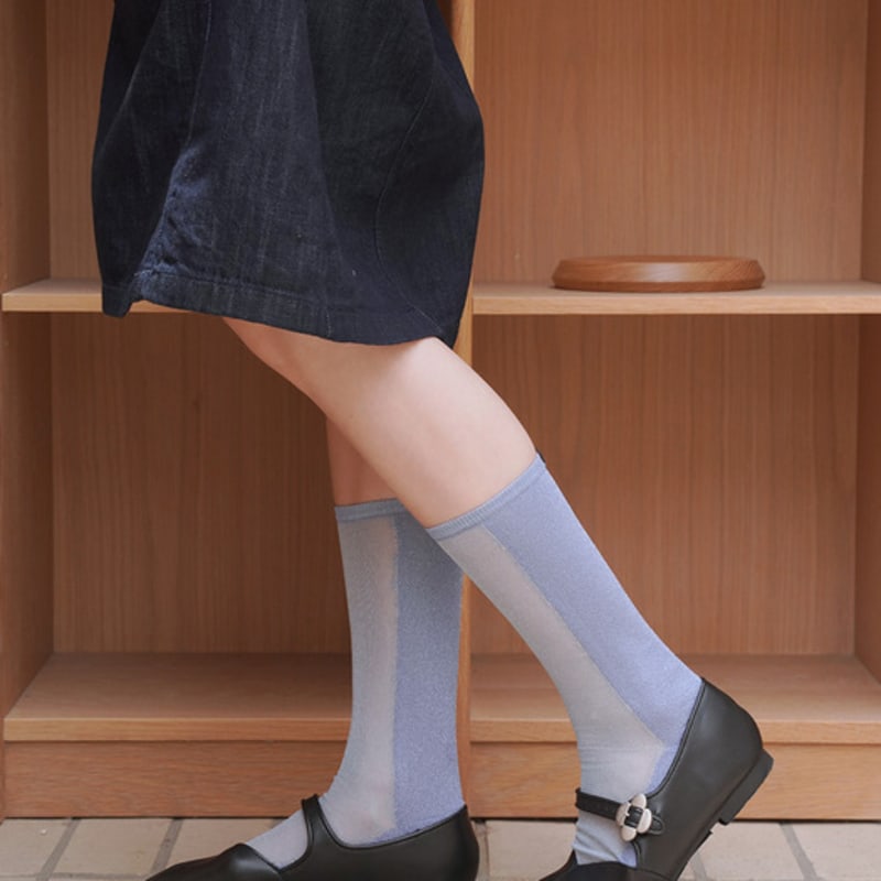 STUDIO SOCKSTOP Soft Metal Half Crew