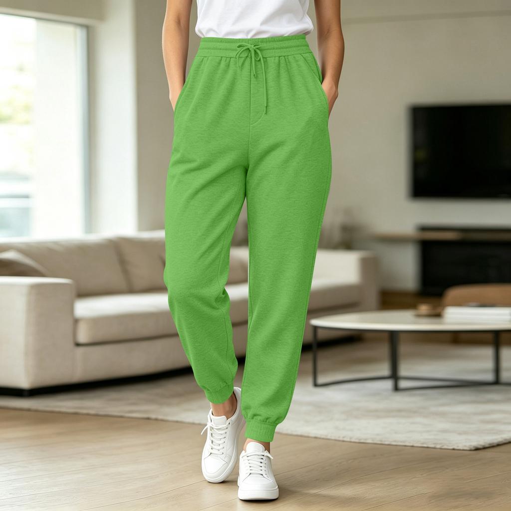 Women's Casual Drawstring Jogger Sweatpants for Everyday Wear