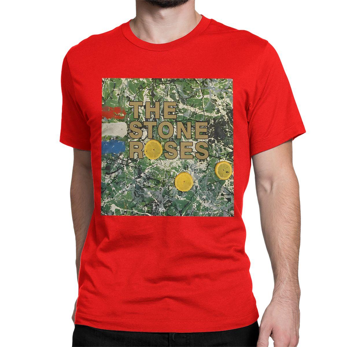 

Funny The Stone Roses T-Shirts Men Women Round Neck 100% Cotton T Shirt Rock Band Music Short Sleeve Tees Unique Clothes L