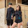 Mens UV Protection Rash Guard Set Long Sleeve Pants Quick Dry Swimwear Snorkeling Surfing Diving