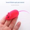 Vinyl Flocked Mouse Cat Toy with Sound for Kittens