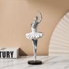 Handmade Ballet Girl Ornaments Resin Crafts Abstract Art Sculpture Ballet Dancer Figurines  Office