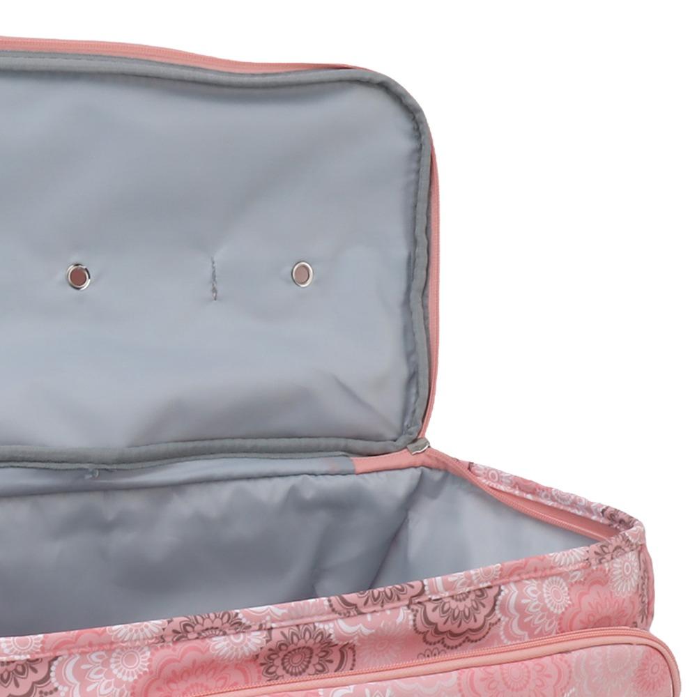 Multifunctional Crochet Holder Bag Pink Color Crochet Bag Yarn Storage Bag Traveling