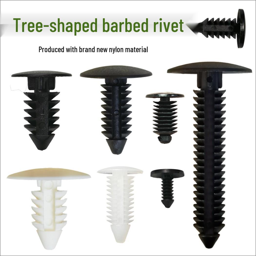 Universal Nylon Christmas Tree Car Rivet Screws Sample 10 pcs, specify specs or follow chat