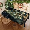 1 Piece of Christmas Tablecloth with an Exquisite Design of a Christmas Tree and Golden Starsxzj