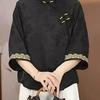 2026 Summer Chinese-Style Elegant Shirt for Middle-Aged & Elderly Women