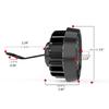 2Pcs Universal Motorcycle LED Light 6 LED  Auxiliary Lamp Driving Headlight