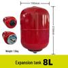 Integrated System: Air Source Heat Pump Buffer Tank with Underfloor Heating, Pressure Relief Valve, Air Vent, and Pressure Gauge