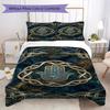 Hand of Fatima Pattern Bedding Uilt Set Uilt Cover Pillowcase Home Decoration Birthday Gift (1 * Duvet Cover + 2 * Pillowcase  Without Core)96