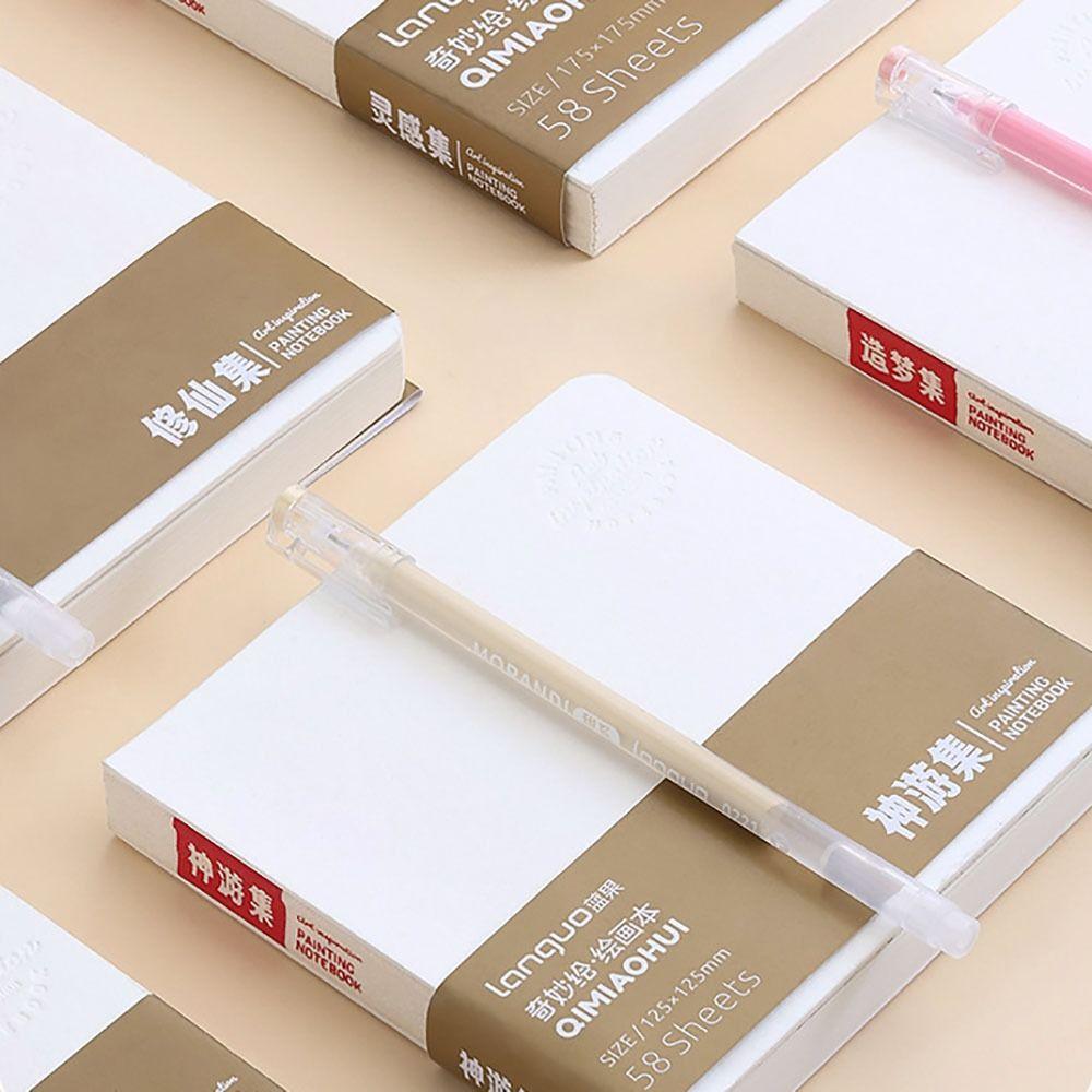 58Sheets Art Supplies Paint Book Thick Paper Draw Book High-quality Sketchbook