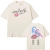 Sincerely Tour Crewneck Tee 2026 New Kali Uchis Tops Summer Hip Hop 100%cotton Tee-shirt High Quality Retro Round Neck Tshirt