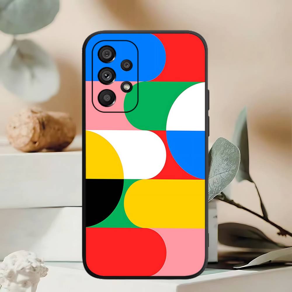 Geometric Bauhaus Art Phone Case For Samsung A 52 53 21 32 13 12 71 31 51 40 72 73 70 22 42 50 30 20 21 Shell