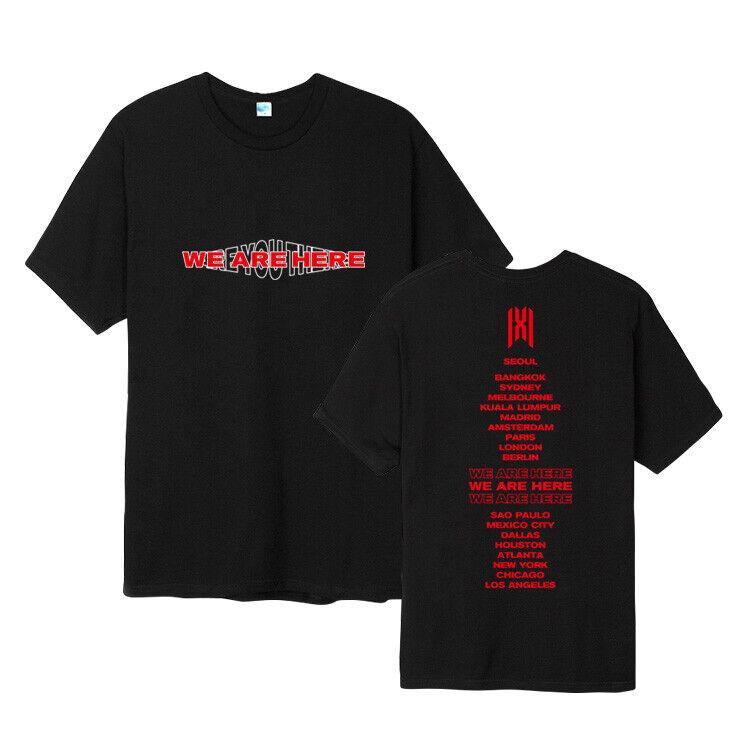 Monsta X Weißes Konzert-T-Shirt für Männer und Frauen mit weichem, bequemem Material