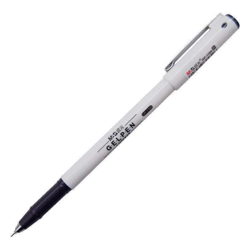 M&G GP1390 0.5mm Black Needle Tip Gel Pens, 24-Pack