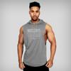 Muscleguys Muscleguys Brand Summer Mens Letters Print Gym Stringer Hooded Vest Bodybuilding Clothing Fitness Sleeveless Tank Tops Men