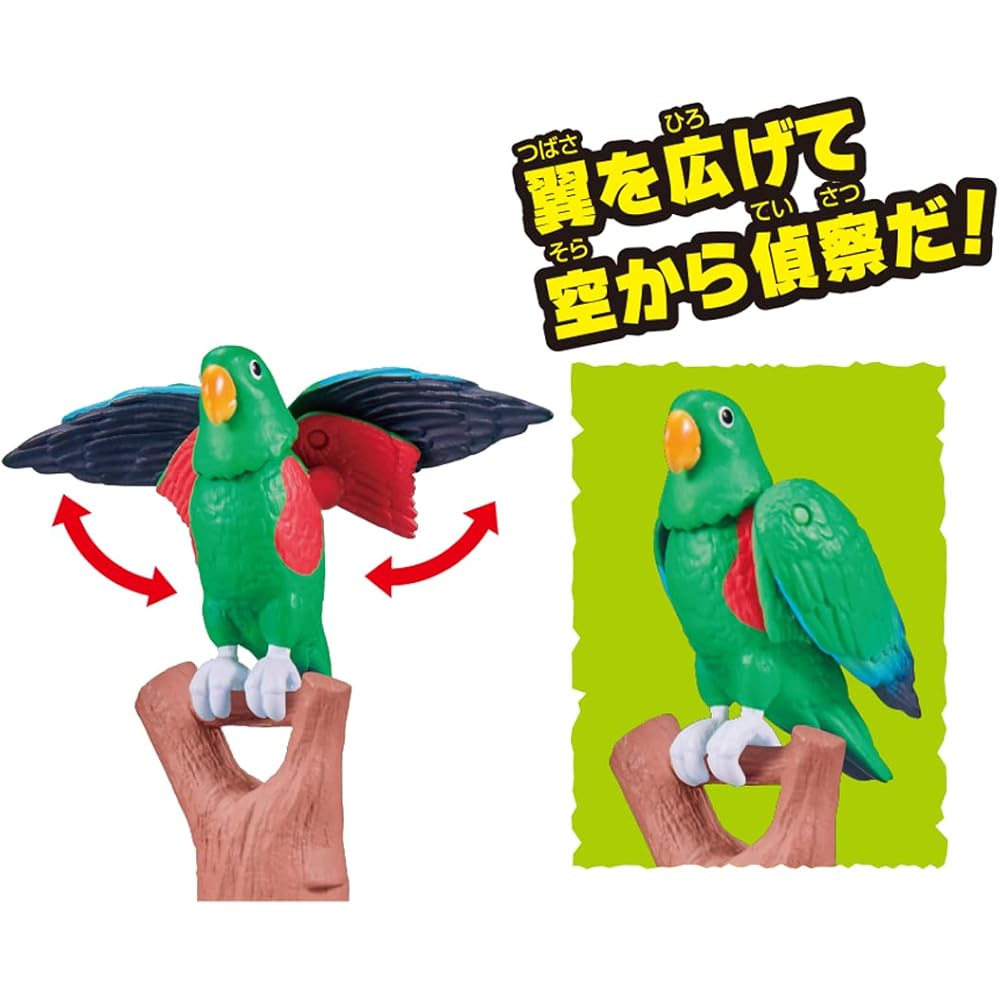Takara Tomy Ania Adventure Continent Ania Kingdom Eddie Large Parrot Figure