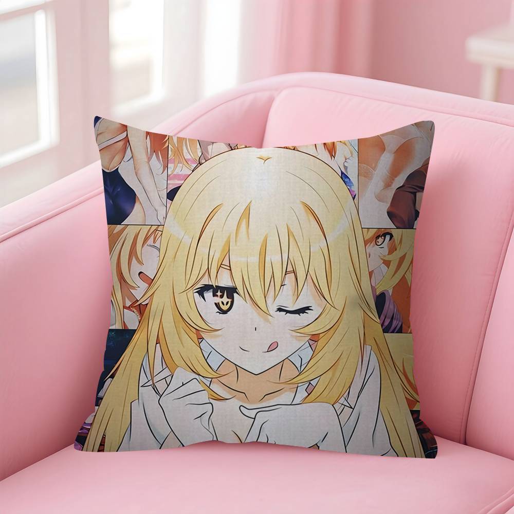A Certain Scientific Railgun Cushion Cover Car Throw Pillow Case For Sofa Car Christmas Gift