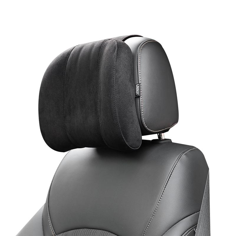 Forbell Car Headrest Pillow for Driving, Suede Memory Foam Car Neck Pillow, Soft Ergonomic Car Seat Neck Support Pillow
