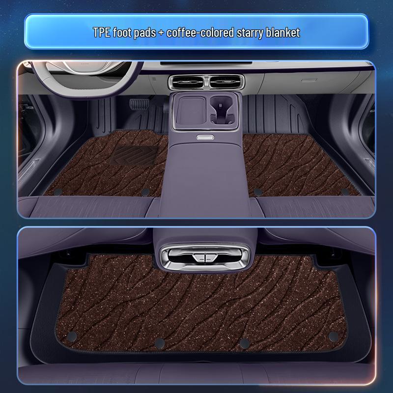 Leapmotor B01 TPE2026 Floor Mats: Custom Five-Seater Car Interior Carpet Accessories