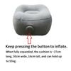 Inflatable Foot Rest Pillow Portable PVC Air Cushion for Travel Office Home Under Desk Leg Elevation Footrest for Feet Relax
