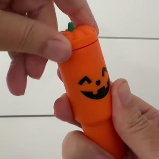 Mini Cup Keychain Container Halloween Themed Festive Face Cup Key