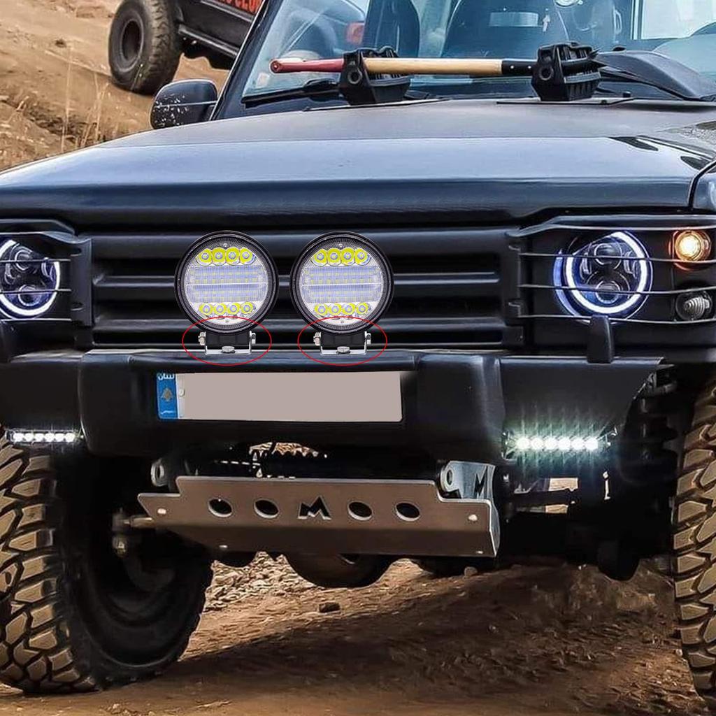 X-STYLE Components, Bike Stay, Work Light, Aluminum Bracket, Inner Diameter 1.3 inches (32 mm),