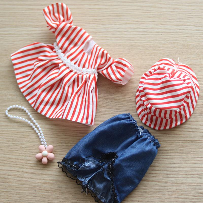 1/6 Bjd Doll's Clothes Acssories for 30cm Baby Doll Dress Up Toys