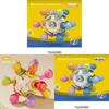 Silicone Baby Teething Toy With Grasping Ball For Infants And Toddlers