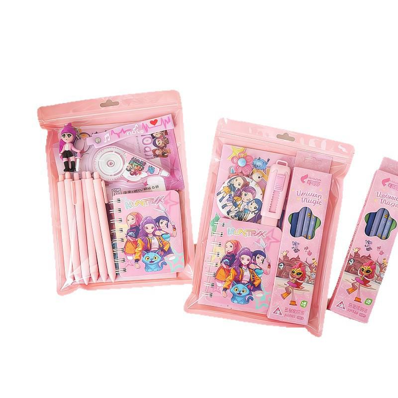 Demon Hunter Girls Stationery Set: Classroom Gifts and Study Supplies for Back-to-School
