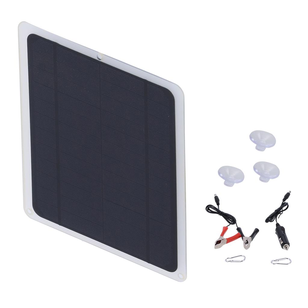 6W 12V Solar Panel Solar Cell Panel Charger Board for Charging Car RV Boat Mobile Phone