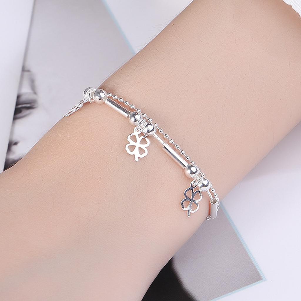 Elegant Silver Plated Bracelet Featuring Minimalist Korean Design And Playful Shark Elements For Fashion Forward Women