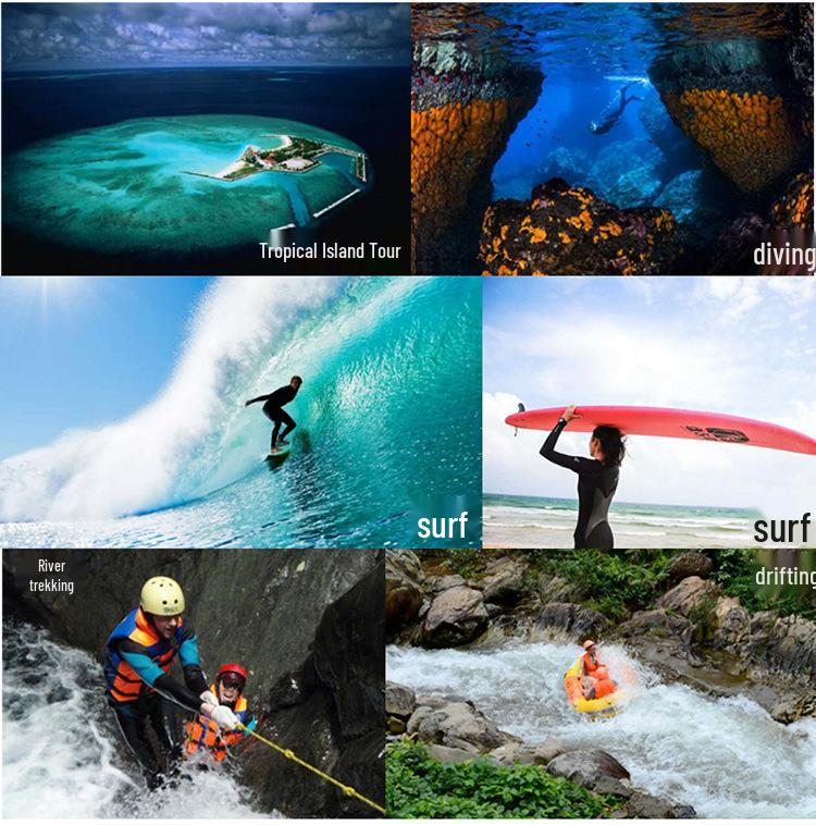 Women's Ice Silk Lycra Quick-Dry One-Piece Wetsuit - Sun & Jellyfish Protection Surf Suit