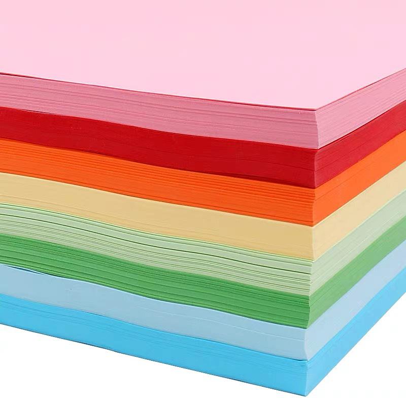 Morning & Light A4 80g Color Copy Paper - Pink, Big Red, White, Origami, 10 Colors.