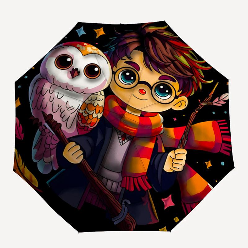 

1pc Harry Potter umbrella - automatic opening and closing, sturdy iron frame, formal occasions yy251027039