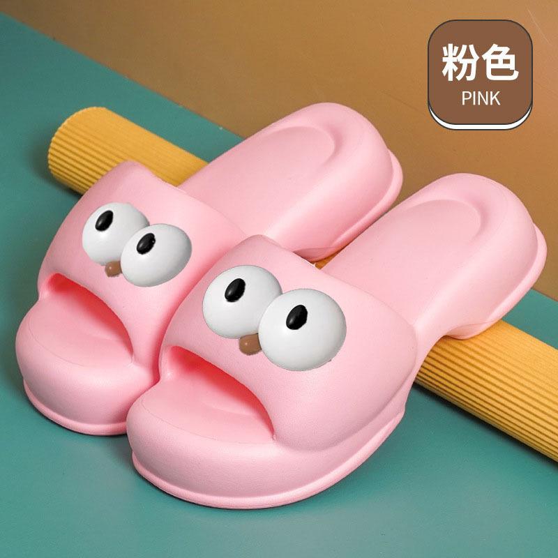 Fashion Summer Women Thick Sole Slippers Outdoor Casual Eva Platform Slippers Bathroom Anti-Slip Soft Sandals Fashion Ladies Cloud Shoes