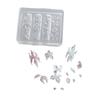 1 Pcs 3D Ice Crystal Flower Ice Creative Silicone Acrylic Nail Mold Diy Silicone Manicure Nail Art Decorations Mold