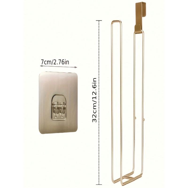 Non Perforated Roll Paper Rack, Bathroom Storage Rack, Kitchen Storage Wall Mounted Rack, Toilet Hanging Tissue Rack