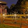 Charging Powered Solar Lawn Ground Mounted Fireworks Lights Waterproofing For