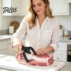 Commercial Grade Slicer Hand-Held Meat with Ergonomic Handle, Durable Stainless Steel Reusable Kitchen Cutter, Slicing Utensil for Home Cooking