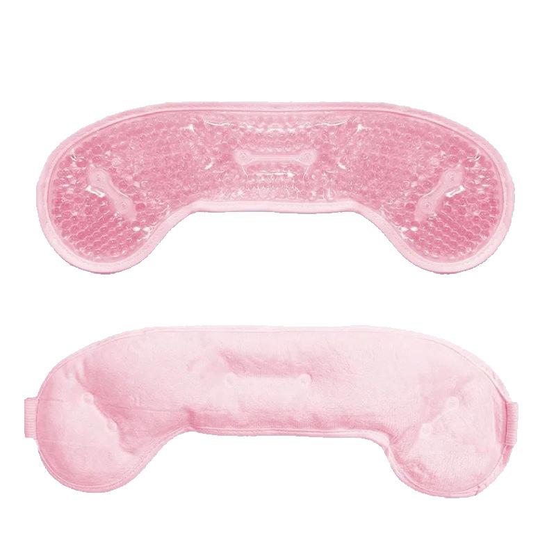 Hot/Cold Gel Bead Migraine Wrap Ice Pack with Gel Bead Soft Plush Backing Ice Wrap for Headaches Stress Relief SPA Massager