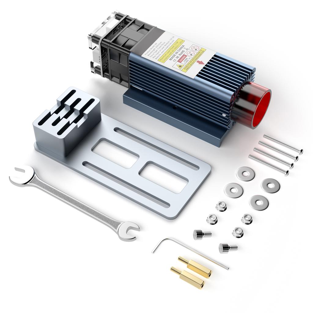 90W Laser Effect Module Engraving Machine Head Kit for Wood Acrylic Cutting 20mm Fixed Focus