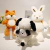 Interactive Beibei Dog Plush Toy Collection Animal Plush Doll Beibei Rabbit Doll  Birthday Parties