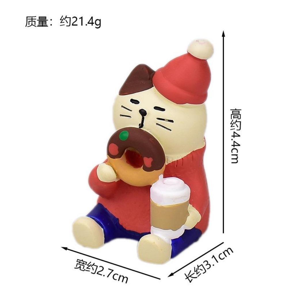 Japan Zakka Frohe Weihnachten Japan Deko Bücherregal Dekoration Szene Sammlerstück Wohndekor Kunstharz Handwerk Japan Miniatur Ornamente