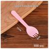 Sanbile Thickened Disposable Plastic Fork Spoons