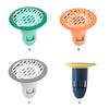 Floor Strainers Straining Cover Plug Bathroom Shower Anti-odor ABS Drain Core Anti-corrosion Water Filter with U-shaped Seal