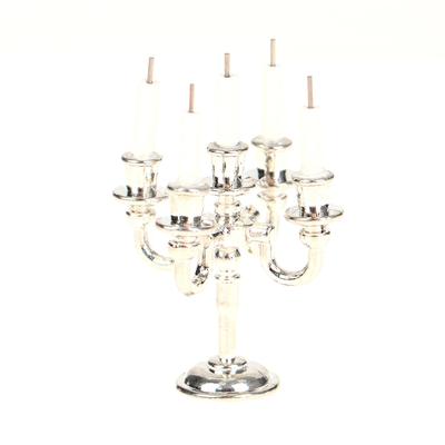 1 Set Candele Miniature per Casa delle Bambole e Portacandele Toppers per Torta