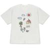 Cute Kids Drawing Print Casual Tee Aesthetic Graphic Tshirt Loose Fit Streetwear Funny Cartoon Design Top