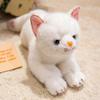 32cm simulation new prone cat doll stuffed plush toy cartoon anime cute pillow pillow for children's birthday gift fun doll